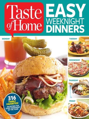 cover image of Taste of Home Dinner in 30